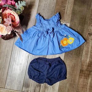 Baby Girl Spring Summer Outfit Size 3-6 Months